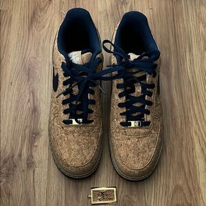 Nike Brown and Black Cork Sneakers